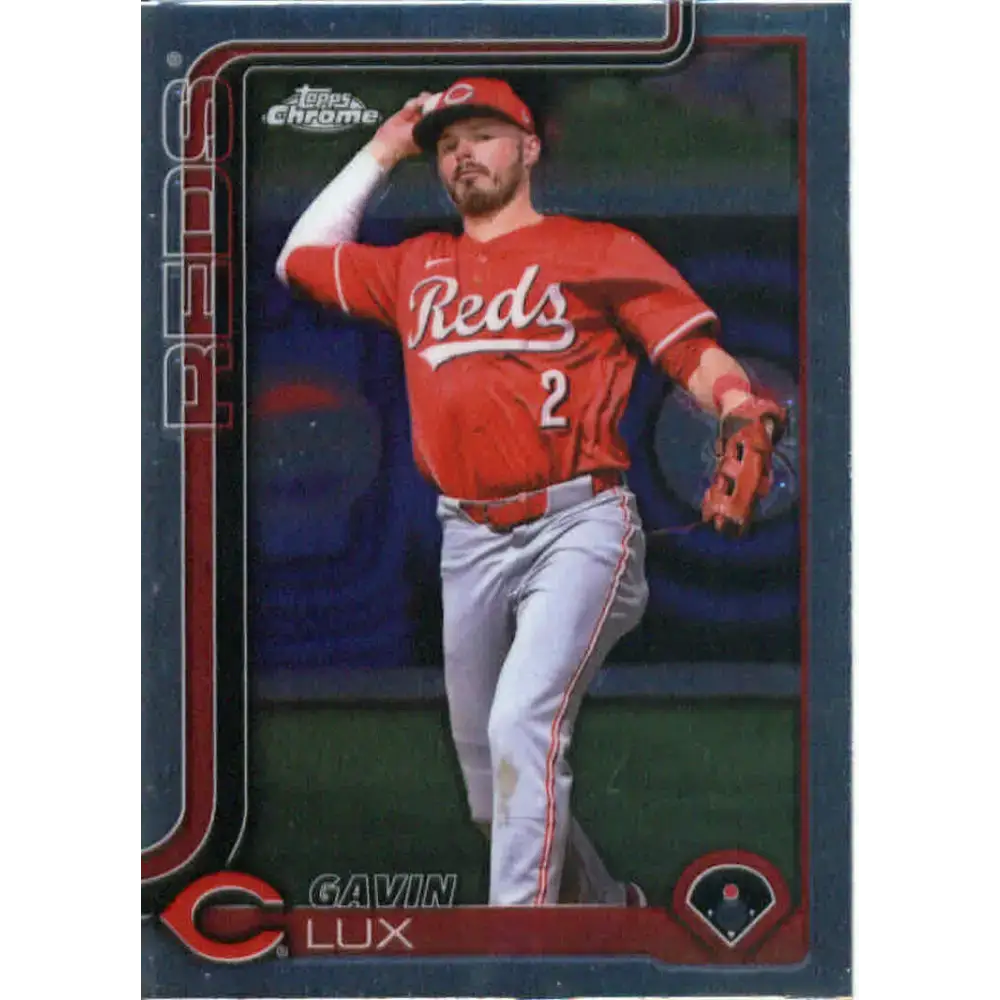 2025 topps Chrome #237 Gavin Lux NM-MT Cincinnati Reds Baseball Card - Baseball Card Single