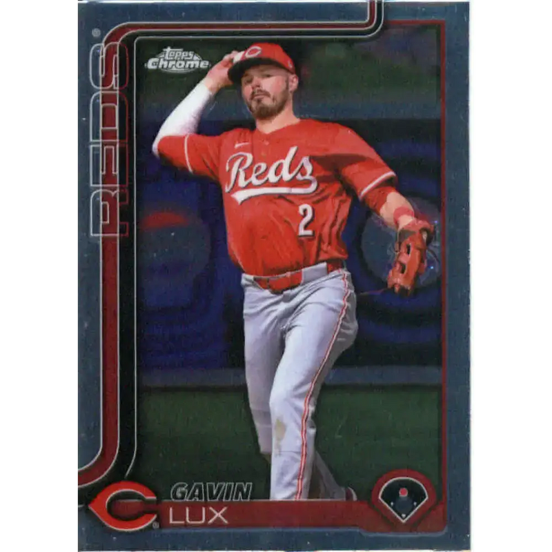 2025 topps Chrome #237 Gavin Lux NM-MT Cincinnati Reds Baseball Card - Baseball Card Single