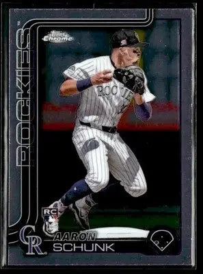 2025 Topps Chrome #238 Aaron Schunk - Baseball Card Single