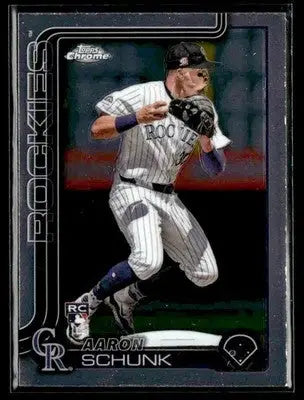 2025 Topps Chrome #238 Aaron Schunk - Baseball Card Single