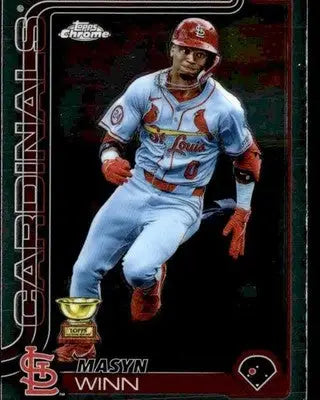 2025 Topps Chrome #244 Masyn Winn - Baseball Card Single