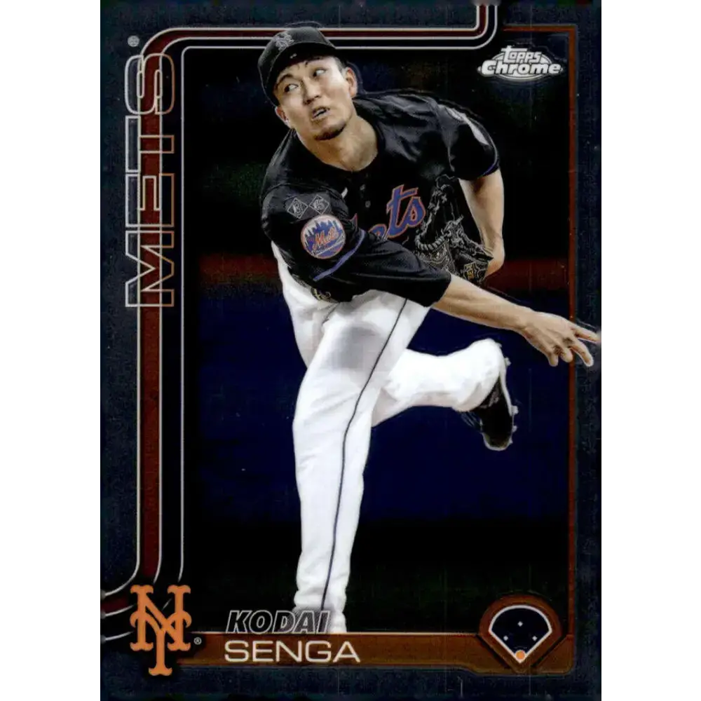 2025 topps Chrome #246 Kodai Senga NM-MT New York Mets Baseball Card - Baseball Card Single