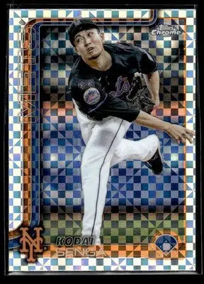 2025 Topps Chrome #246 Kodai Senga X-Fractors - Baseball Card Single