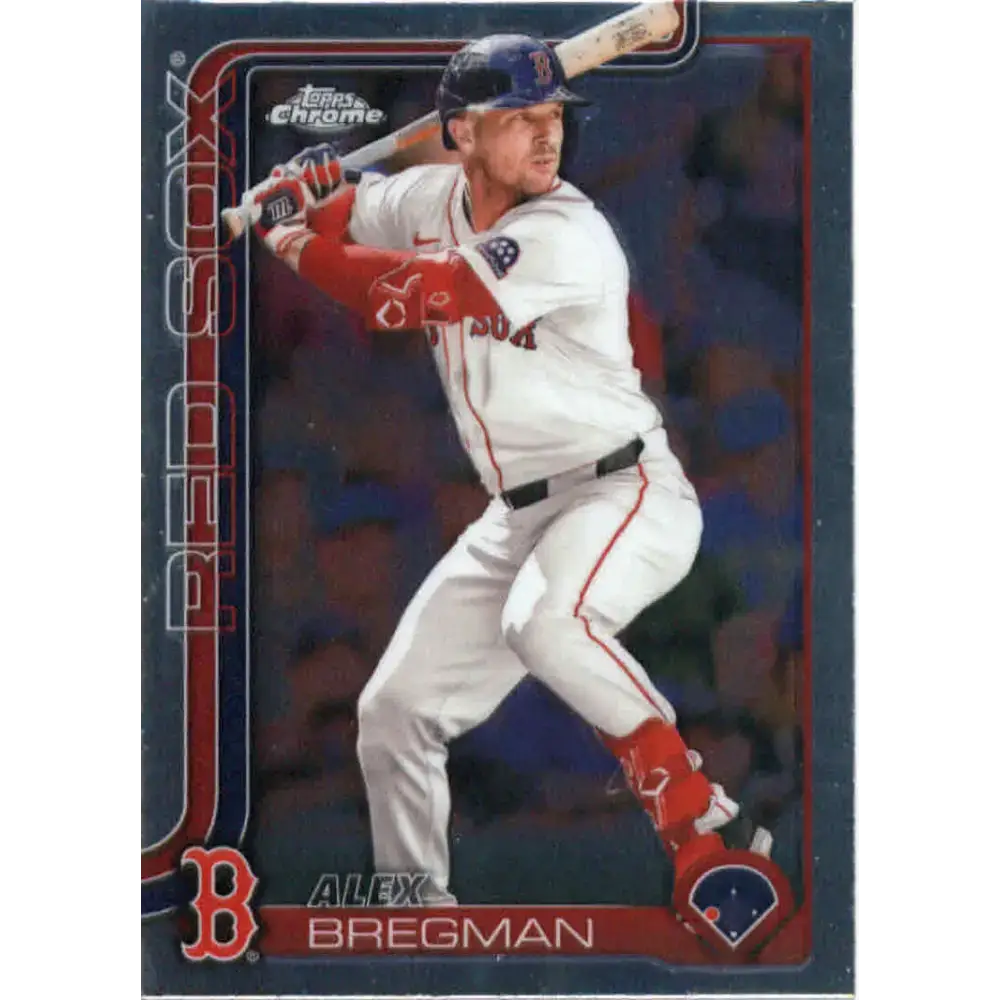2025 topps Chrome #247 Alex Bregman NM-MT Boston Red Sox Baseball Card - Baseball Card Single