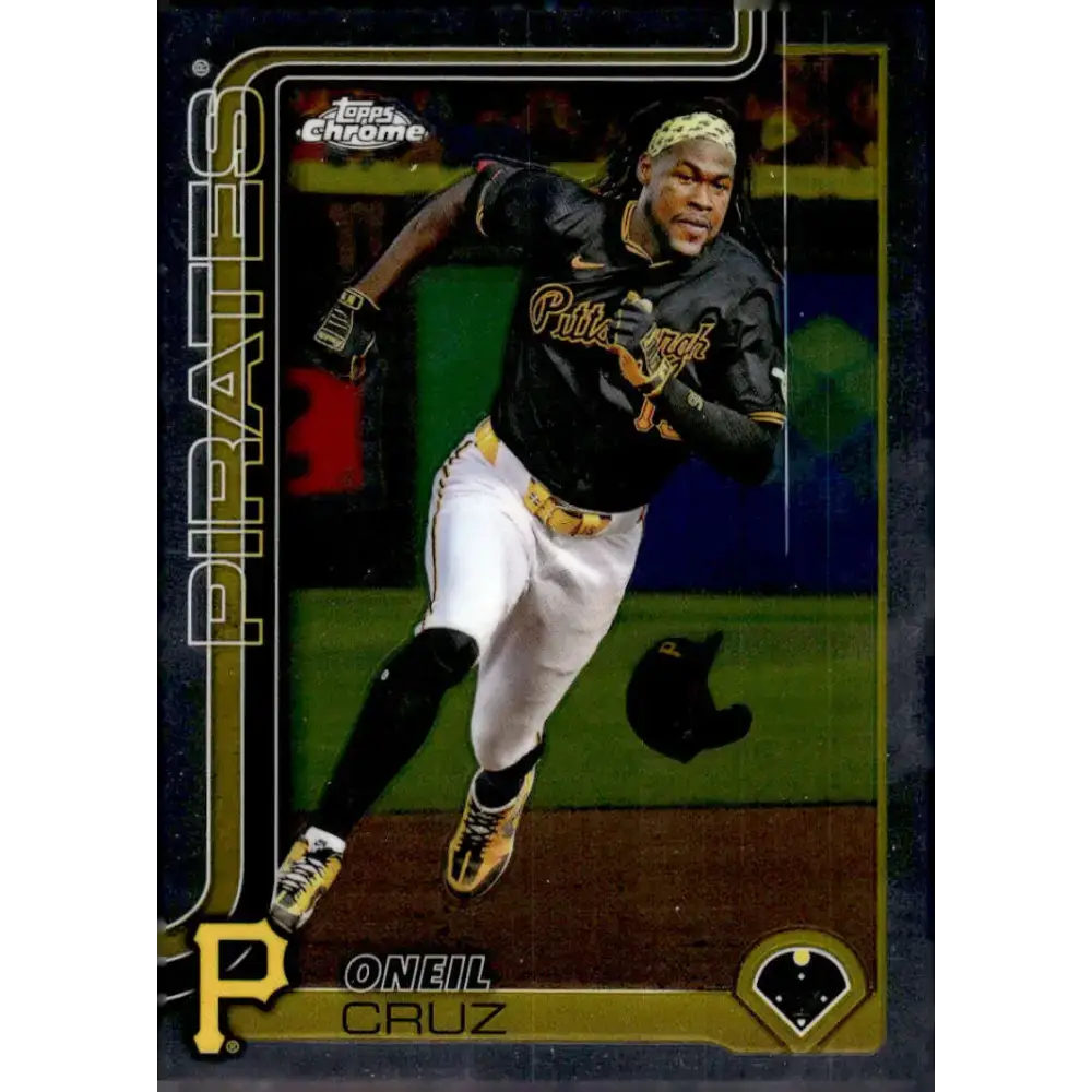 2025 topps Chrome #252 Oneil Cruz NM-MT Pittsburgh Pirates Baseball Card - Baseball Card Single
