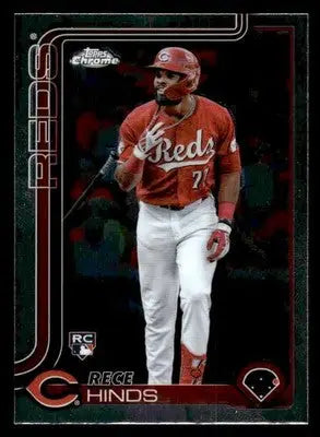 2025 Topps Chrome #253 Rece Hinds - Baseball Card Single