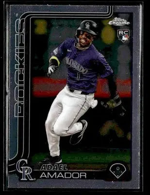 2025 Topps Chrome #255 Adael Amador - Baseball Card Single