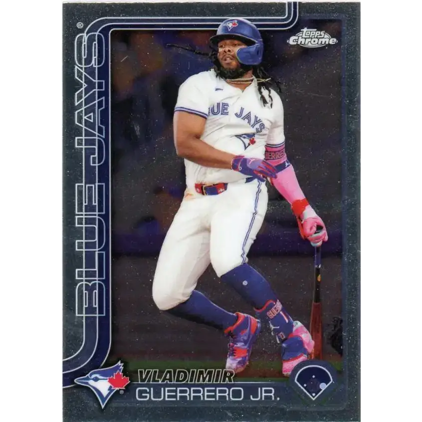 2025 topps Chrome #259 Vladimir Guerrero Jr. NM-MT Toronto Blue Jays Baseball Card - Baseball Card Single
