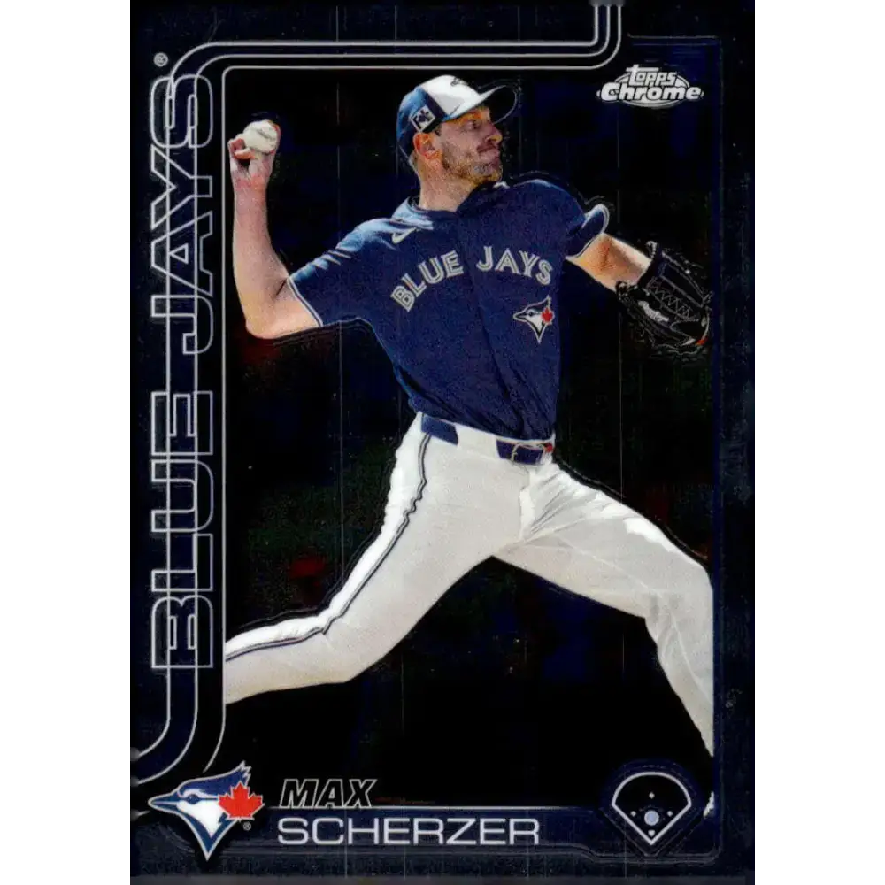 2025 topps Chrome #260 Max Scherzer NM-MT Toronto Blue Jays Baseball Card - Baseball Card Single