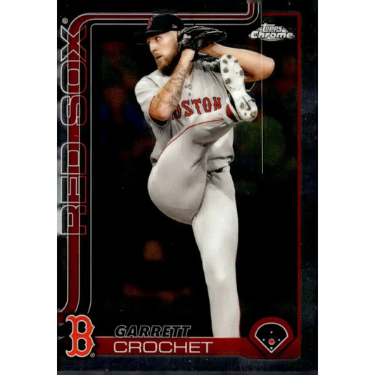 2025 topps Chrome #264 Garrett Crochet NM-MT Boston Red Sox Baseball Card - Baseball Card Single