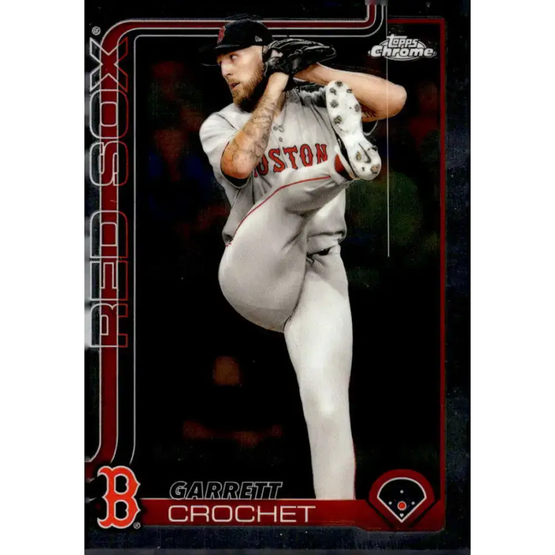 2025 topps Chrome #264 Garrett Crochet NM-MT Boston Red Sox Baseball Card - Baseball Card Single