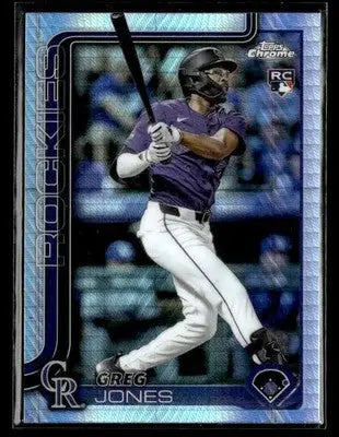 2025 Topps Chrome #265 Greg Jones Prism Refractors - Baseball Card Single