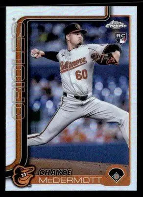 2025 Topps Chrome #266 Chayce McDermott Refractors - Baseball Card Single