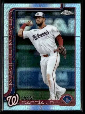 2025 Topps Chrome #269 Luis García Jr. Prism Refractors - Baseball Card Single