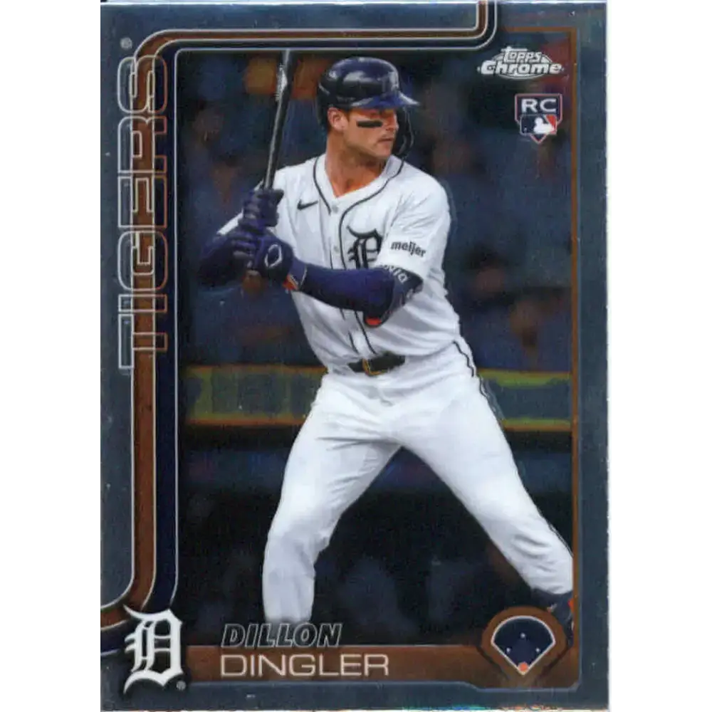 2025 topps Chrome #274 Dillon Dingler NM-MT RC Rookie Detroit Tigers Baseball Card - Baseball Card Single
