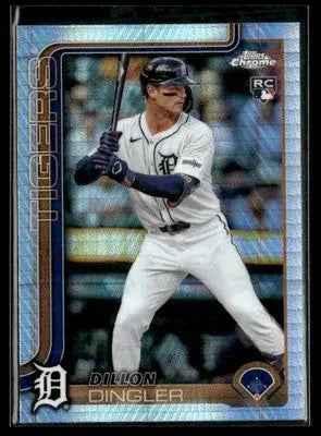 2025 Topps Chrome #274 Dillon Dingler Prism Refractors - Baseball Card Single