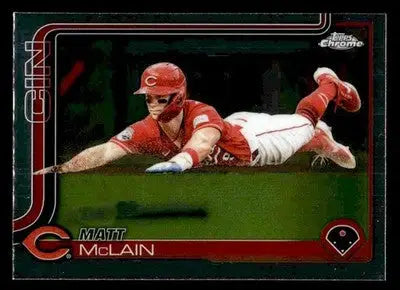 2025 Topps Chrome #278 Matt McLain - Baseball Card Single
