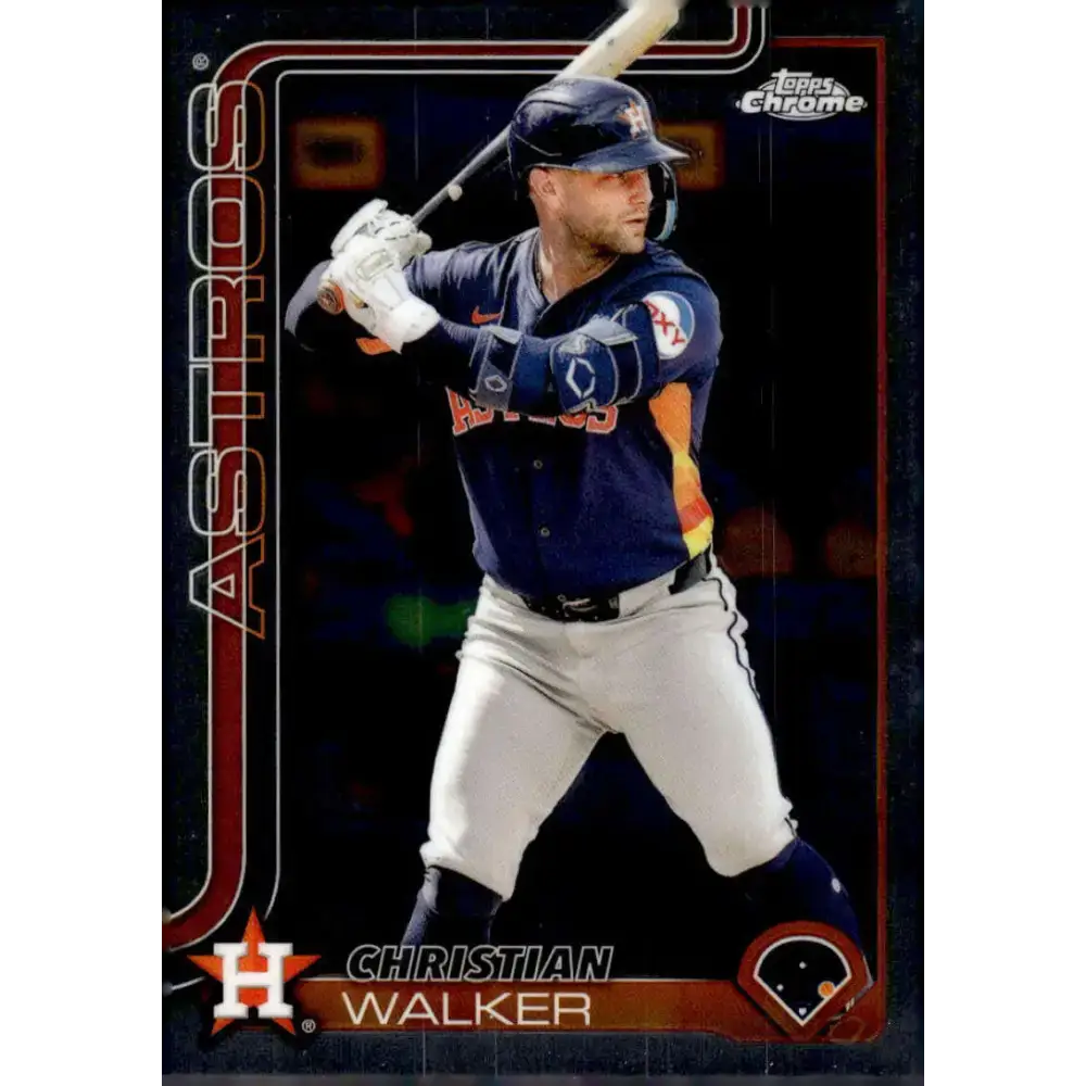 2025 topps Chrome #279 Christian Walker NM-MT Houston Astros Baseball Card - Baseball Card Single