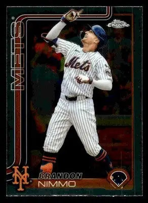 2025 Topps Chrome #280 Brandon Nimmo - Baseball Card Single