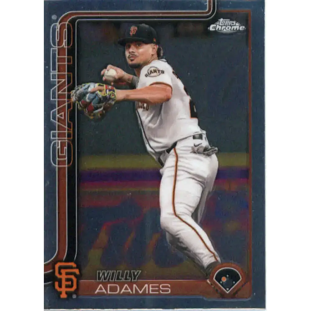 2025 topps Chrome #282 Willy Adames NM-MT San Francisco Giants Baseball Card - Baseball Card Single