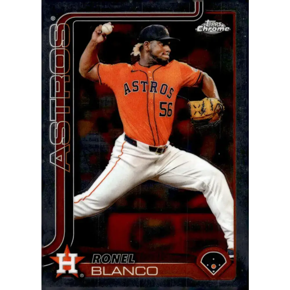 2025 topps Chrome #292 Ronel Blanco NM-MT Houston Astros Baseball Card - Baseball Card Single