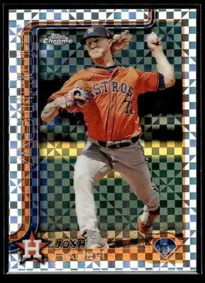2025 Topps Chrome #295 Josh Hader X-Fractors - Baseball Card Single