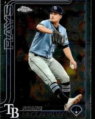 2025 Topps Chrome #298 Shane McClanahan - Baseball Card Single