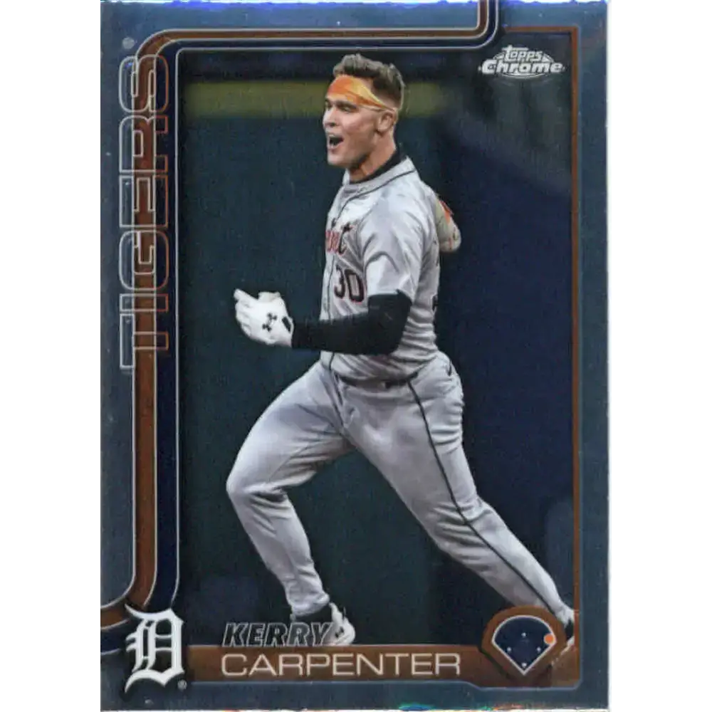 2025 topps Chrome #299 Kerry Carpenter NM-MT Detroit Tigers Baseball Card - Baseball Card Single