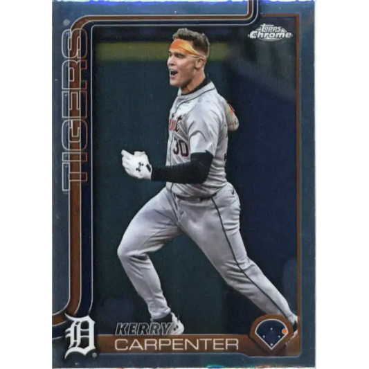 2025 topps Chrome #299 Kerry Carpenter NM-MT Detroit Tigers Baseball Card - Baseball Card Single