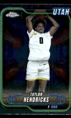 2025 Topps Chrome #31 Taylor Hendricks - Basketball Card Single