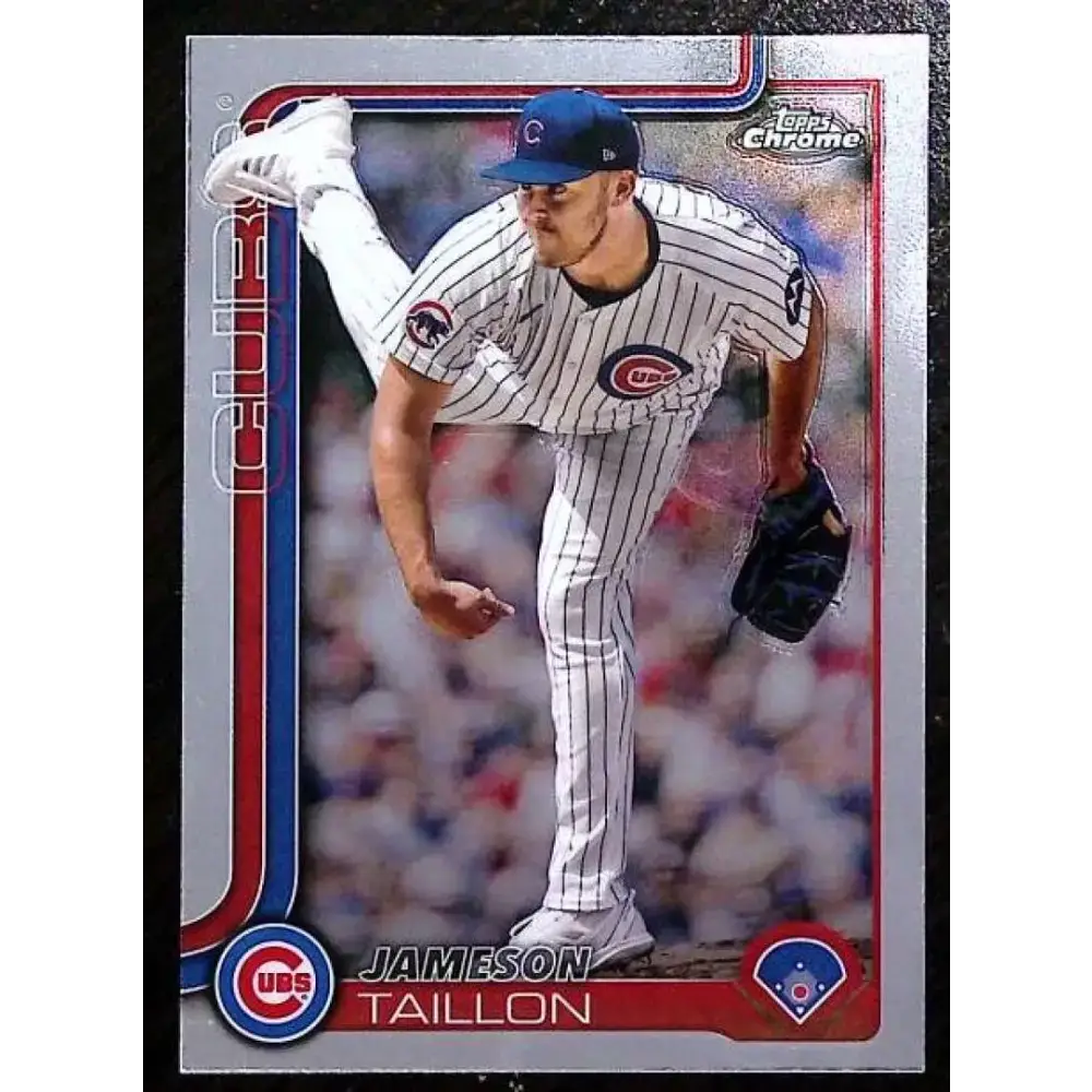 2025 topps Chrome #33 Jameson Taillon NM-MT Chicago Cubs Baseball Card - Baseball Card Single