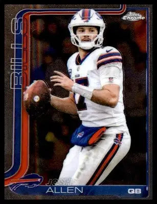2025 Topps Chrome #34 Josh Allen - Football Card Single