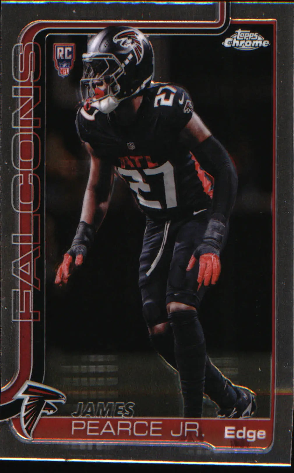 2025 Topps Chrome #351 James Pearce Jr. Rookie Rookie