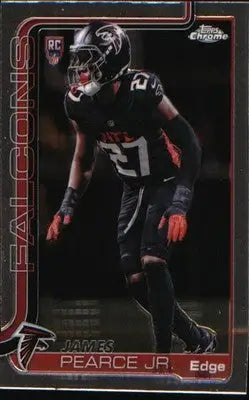 2025 Topps Chrome #351 James Pearce Jr. Rookie Rookie - Football Card Single