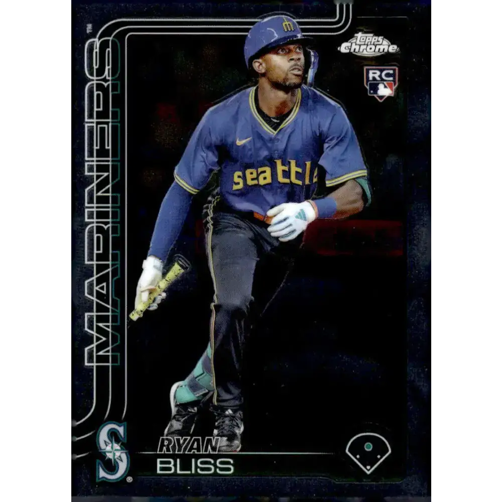 2025 topps Chrome #37 Ryan Bliss NM-MT RC Rookie Seattle Mariners Baseball Card - Baseball Card Single