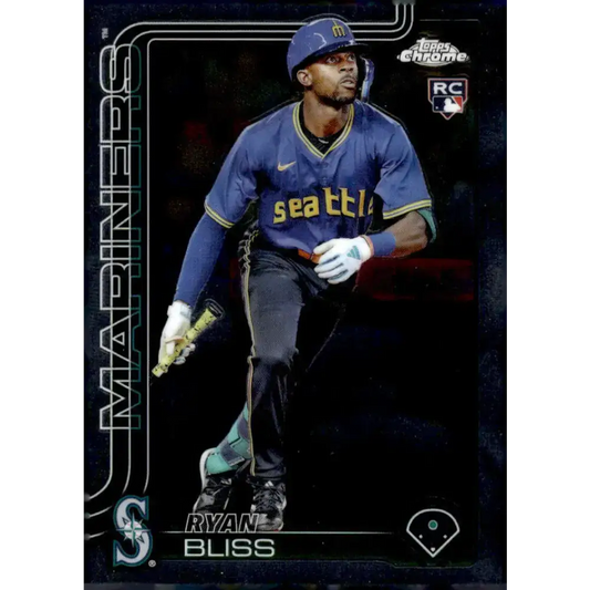2025 topps Chrome #37 Ryan Bliss NM-MT RC Rookie Seattle Mariners Baseball Card - Baseball Card Single