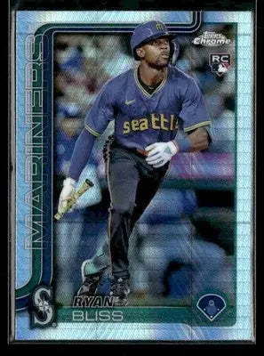2025 Topps Chrome #37 Ryan Bliss Prism Refractors - Baseball Card Single