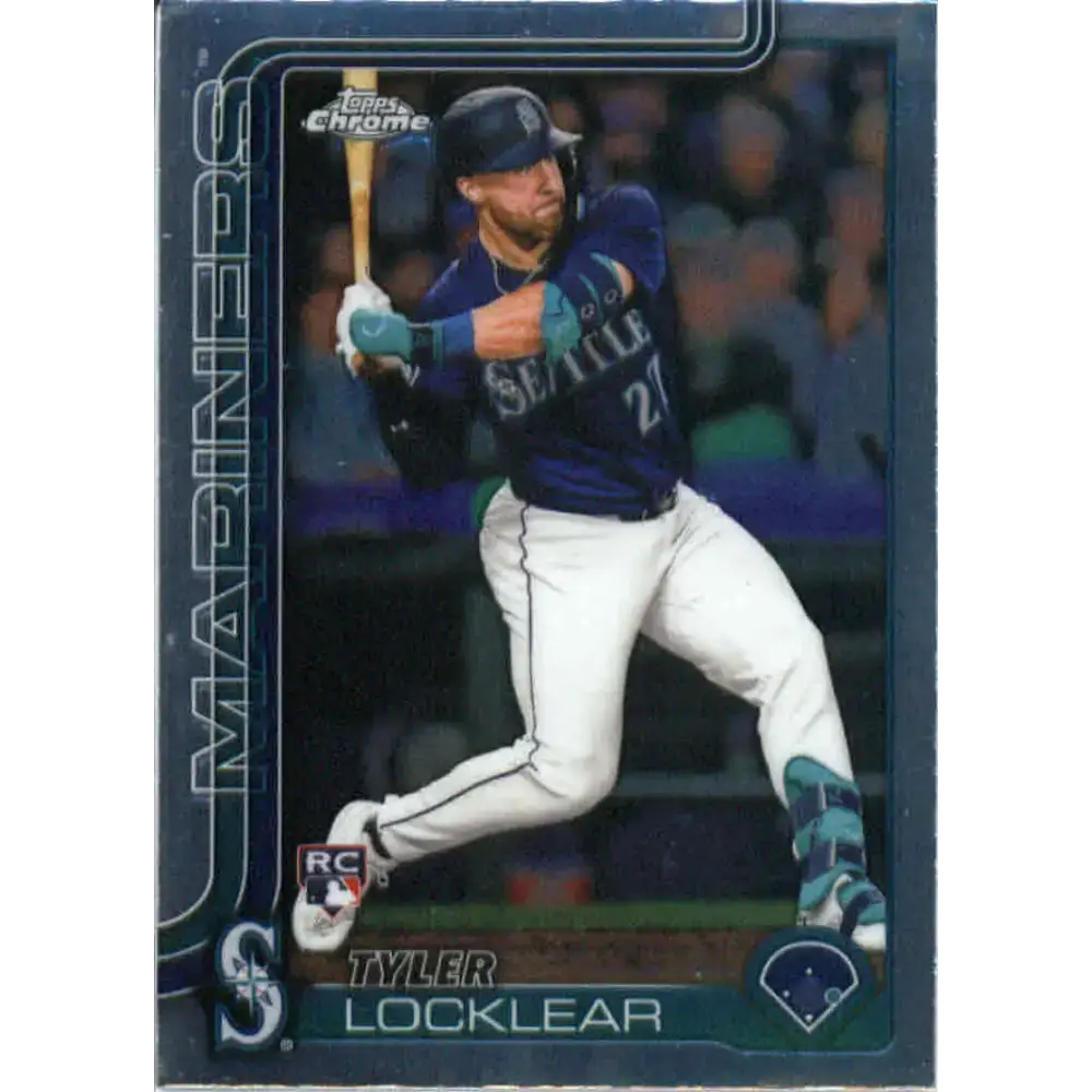2025 topps Chrome #41 Tyler Locklear NM-MT RC Rookie Seattle Mariners Baseball Card - Baseball Card Single