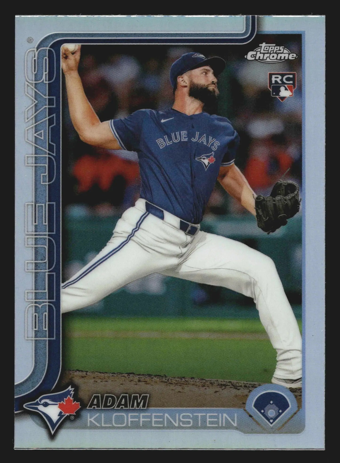 2025 Topps Chrome #47 Adam Kloffenstein Refractor Blue Jays RC