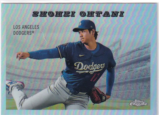 2025 TOPPS CHROME #55RS-19 SHOHEI OHTANI REFRACTOR- LOS ANGELES DODGERS - Baseball Card Single