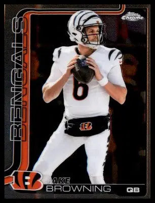 2025 Topps Chrome #63 Jake Browning - Football Card Single
