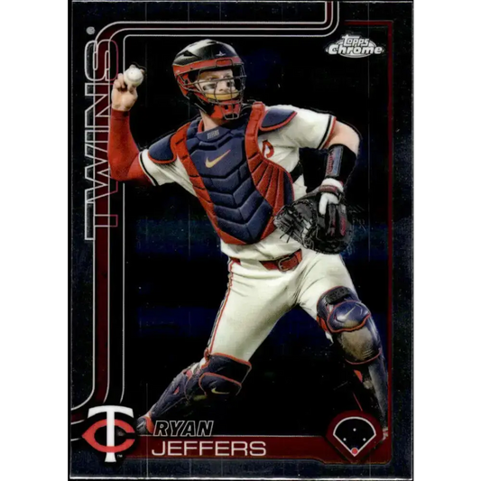 2025 topps Chrome #65 Ryan Jeffers NM-MT Minnesota Twins Baseball Card - Baseball Card Single