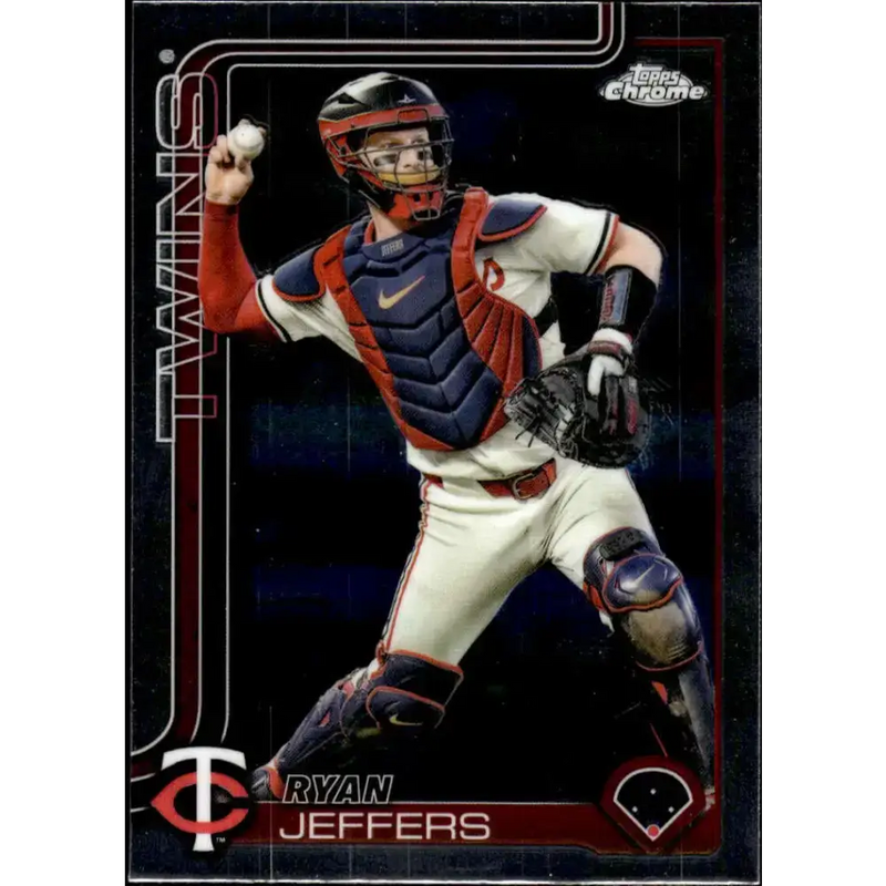 2025 topps Chrome #65 Ryan Jeffers NM-MT Minnesota Twins Baseball Card - Baseball Card Single