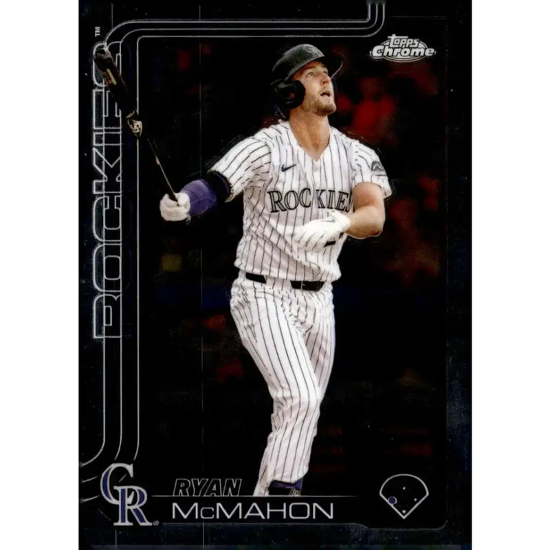 2025 topps Chrome #66 Ryan McMahon NM-MT Colorado Rockies Baseball Card - Baseball Card Single