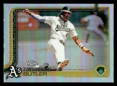 2025 Topps Chrome #67 Lawrence Butler Refractors - Baseball Card Single
