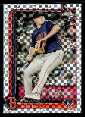 2025 Topps Chrome #72 Richard Fitts X-Fractors - Baseball Card Single