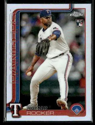 2025 Topps Chrome #73 Kumar Rocker Refractors - Baseball Card Single
