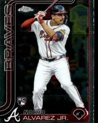 2025 Topps Chrome #75 Nacho Alvarez Jr. - Baseball Card Single
