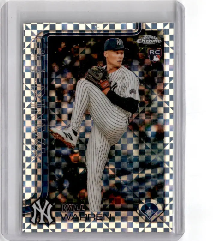 2025 Topps Chrome #81 Will Warren X-Fractors - Baseball Card Single
