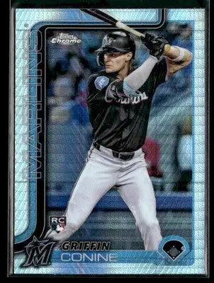 2025 Topps Chrome #86 Griffin Conine Prism Refractors - Baseball Card Single
